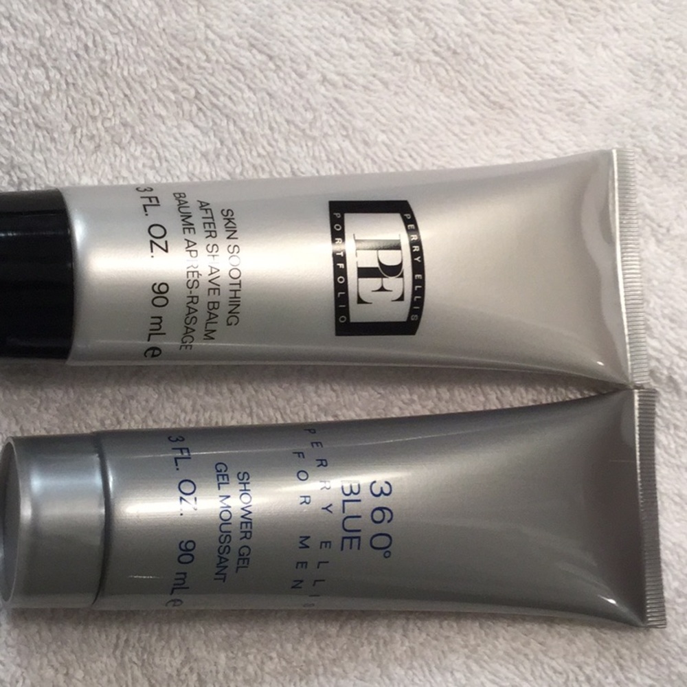 Perry Ellis after shave balm and shower Gel